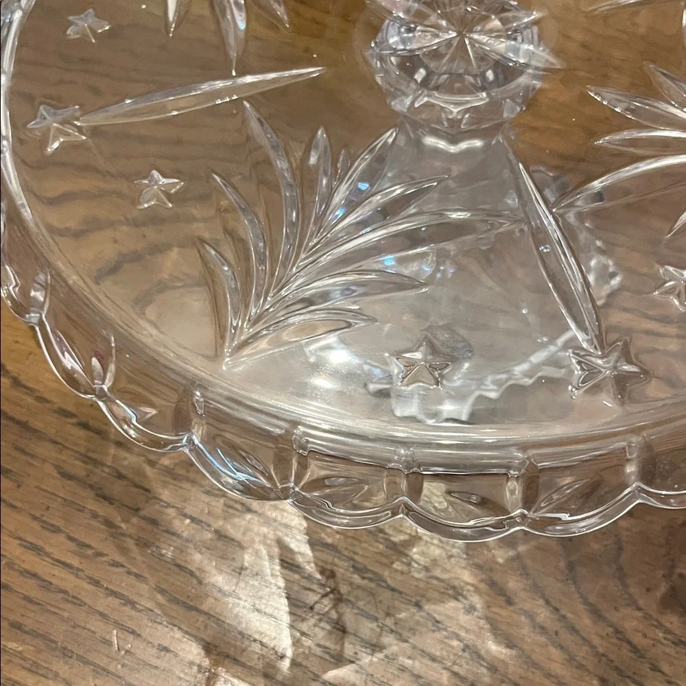 Celebrations Mikasa Christmas‎ Night Footed Cake Stand